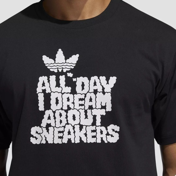 Adidas All Day I Dream About Sneakers Tee H16236 M Men’s NEW Sneakerhead - Picture 3 of 6
